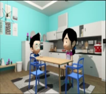 미세먼지 VR 안전 교육 · 실제 개발 화면